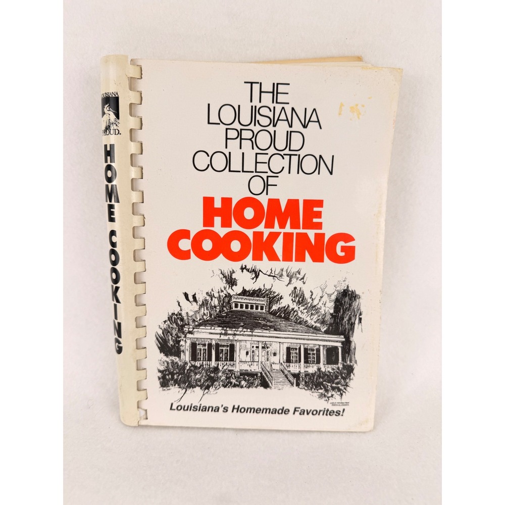 The Louisiana Proud Collection of Home Cooking Cookbook Signed Andy Smith 1980s